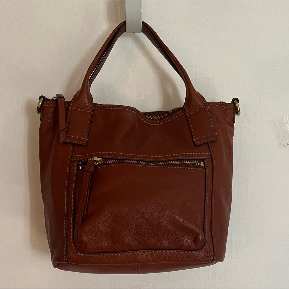 Brown Leather Tote Bag